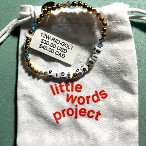 NWT “Ride or Die” Little Words Project bracelet